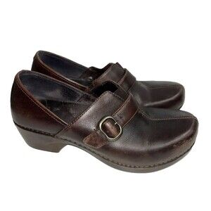 Dansko Women’s Tamara Clog size 38/ US 7.5-8 Brown Genuine Leather